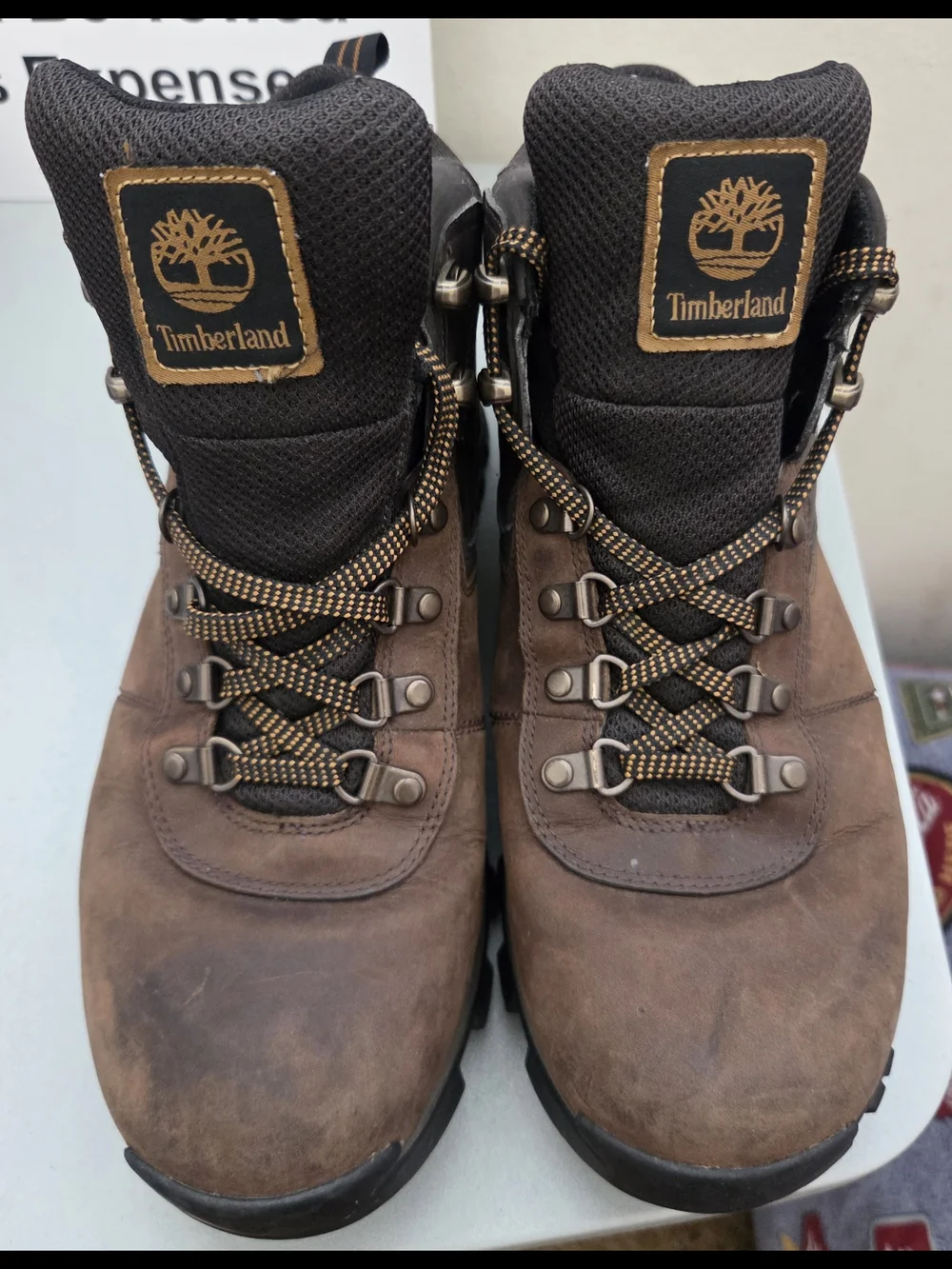 Timberland Men's Brown Leather Hiking Boots